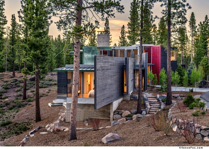 SlimLine 38 Windows, SlimLine 38 Doors, ConceptWall 50 Façades and Mosquito Complementary Systems - Martis Camp located in Truckee, CA, United States of America