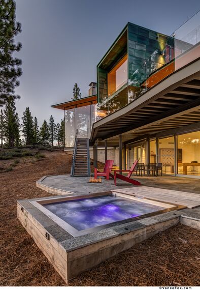 SlimLine 38 Windows, SlimLine 38 Doors, ConceptWall 50 Façades and Mosquito Complementary Systems - Martis Camp located in Truckee, CA, United States of America