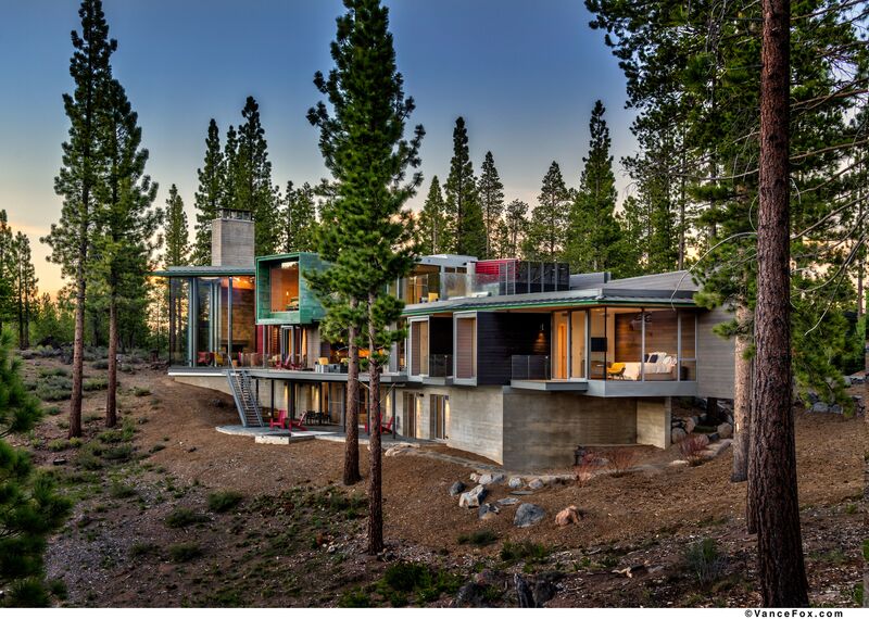 SlimLine 38 Windows, SlimLine 38 Doors, ConceptWall 50 Façades and Mosquito Complementary Systems - Martis Camp located in Truckee, CA, United States of America