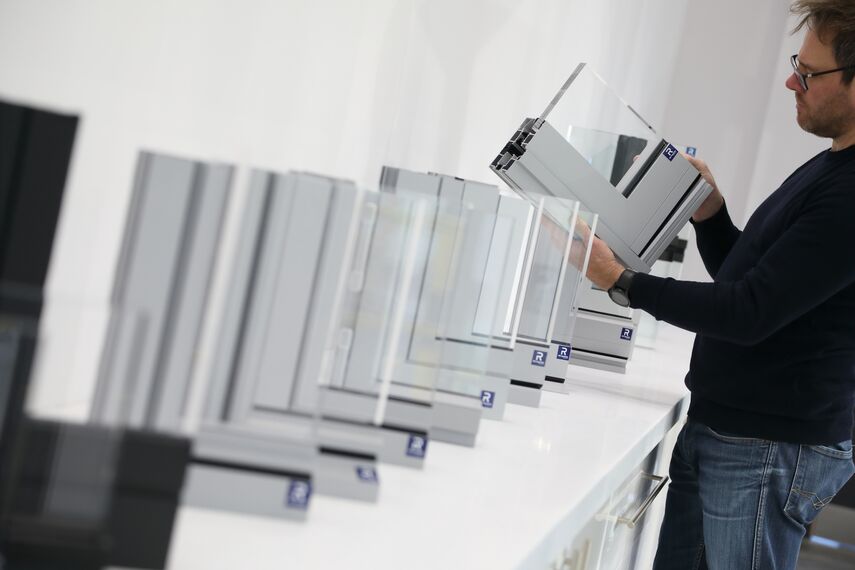 HiFinity Sliding & Folding, CW 50-FP Façades, CS 77 Fire Proof Windows and CW 50-SC Façades - Reynaers Knowledge Centre located in Birmingham, United Kingdom