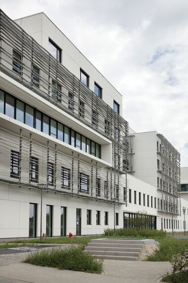 ConceptSystem 77 Windows, BriseSoleil 100 Solar Shading and CS 77 Fire Proof Windows - AZ Sint Maarten located in Mechelen, Belgium
