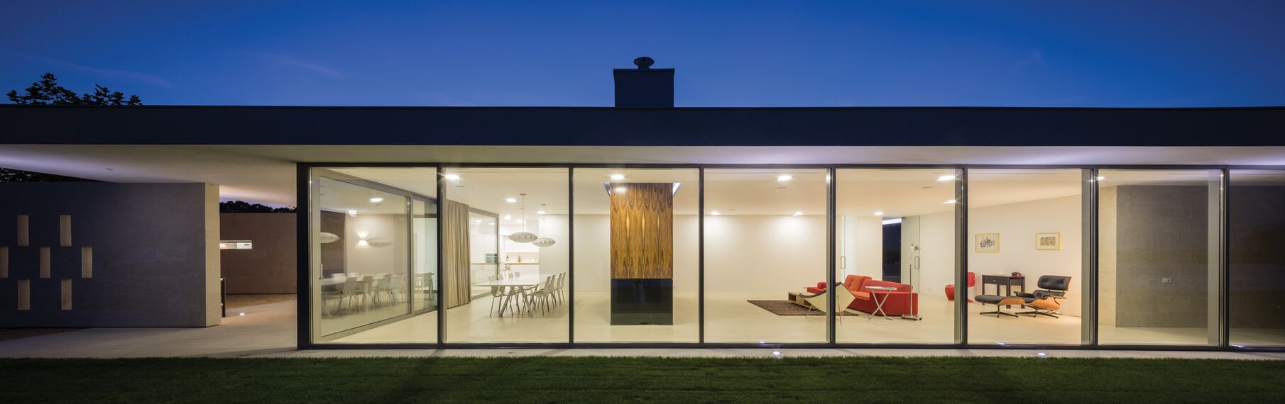 ConceptPatio 130 Sliding & Folding, ConceptSystem 77 Windows, ConceptSystem 77 Doors and ConceptWall 50 Façades - Buftea Residence located in Buftea, Romania