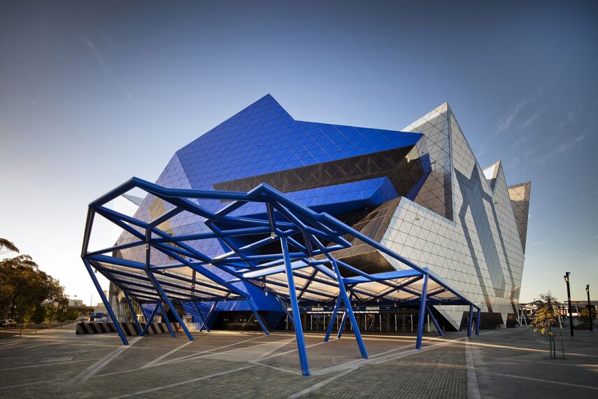 CW 50-SC Façades - Perth Arena located in Perth, Australia