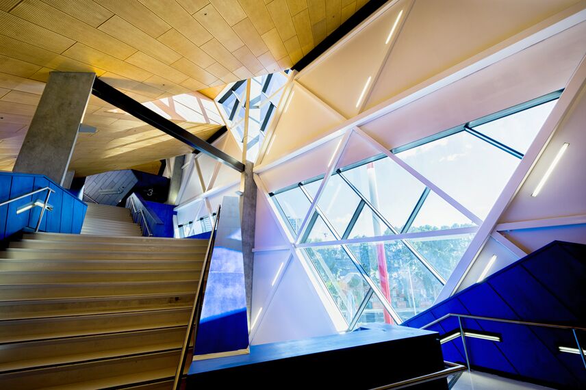 CW 50-SC Façades - Perth Arena located in Perth, Australia