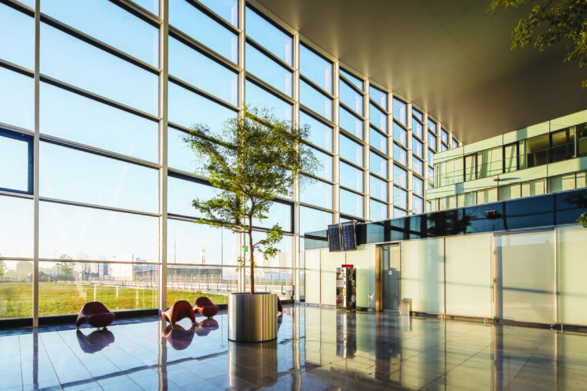 ConceptWall 60 Façades, CW 50-FP Façades, ConceptSystem 77 Windows, CW 50-SG Façades, ConceptSystem 59Pa Windows and ConceptWall 50 Façades - MPL Passenger Terminal located in Wrocław, Poland