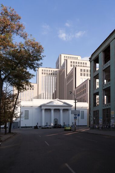 ConceptWall 50 Façades - Menorah Jewish Multifunctional Centre located in Dnepropetrovsk, Ukraine