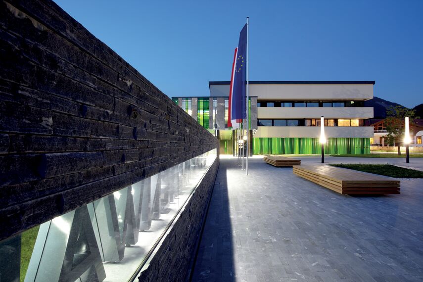 BriseSoleil 100 Solar Shading - Breitenwang Community Centre located in Breitenwang, Austria