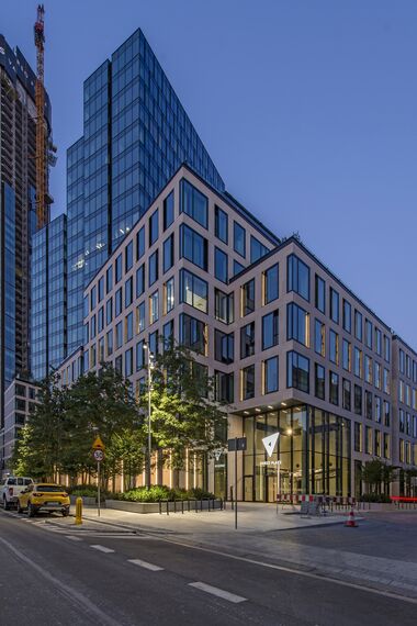 CW 50-HI Façades, ConceptWall 50 Façades, CW 50-SC Façades, MasterLine 8 Windows, MasterLine 8 Standard Windows and MasterLine 8 Windows - Varso 1 & 2 located in Warsaw, Poland