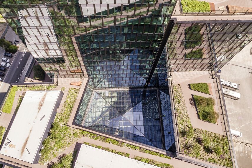 CW 50-HI Façades, ConceptWall 50 Façades, CW 50-SC Façades, MasterLine 8 Windows, MasterLine 8 Standard Windows and MasterLine 8 Windows - Varso 1 & 2 located in Warsaw, Poland