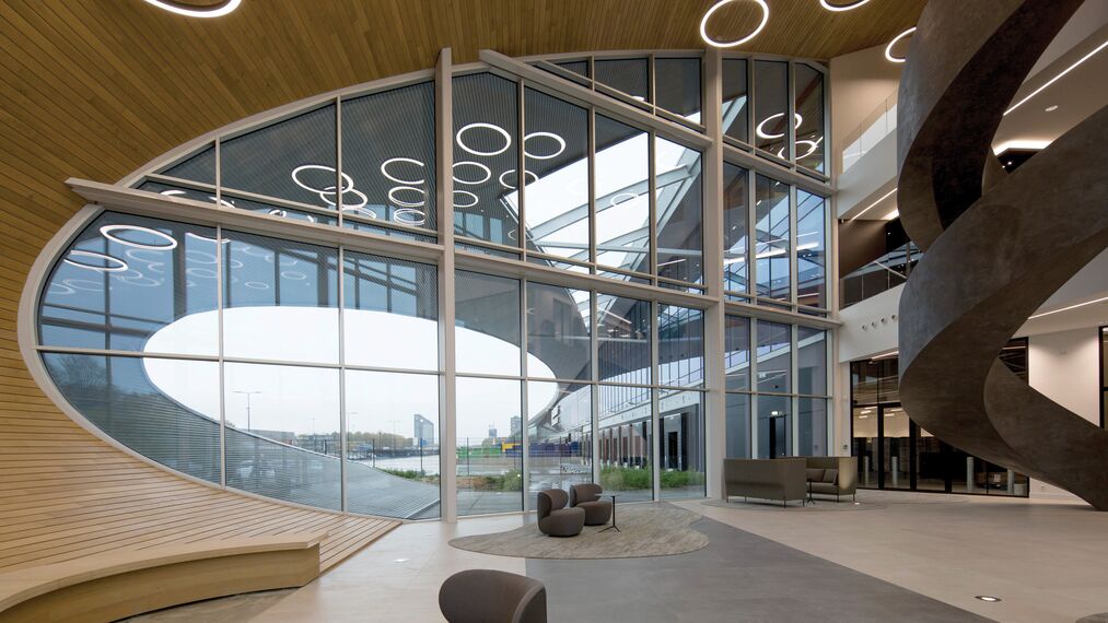 ConceptFolding 77 Sliding & Folding and ConceptWall 50 Façades - DC New Logic III located in Tilburg, The Netherlands