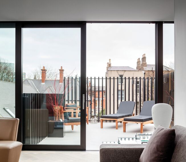 ConceptSystem 77 Doors and CS 77 Fire Proof Doors - Percy Lane located in Dublin, Ireland
