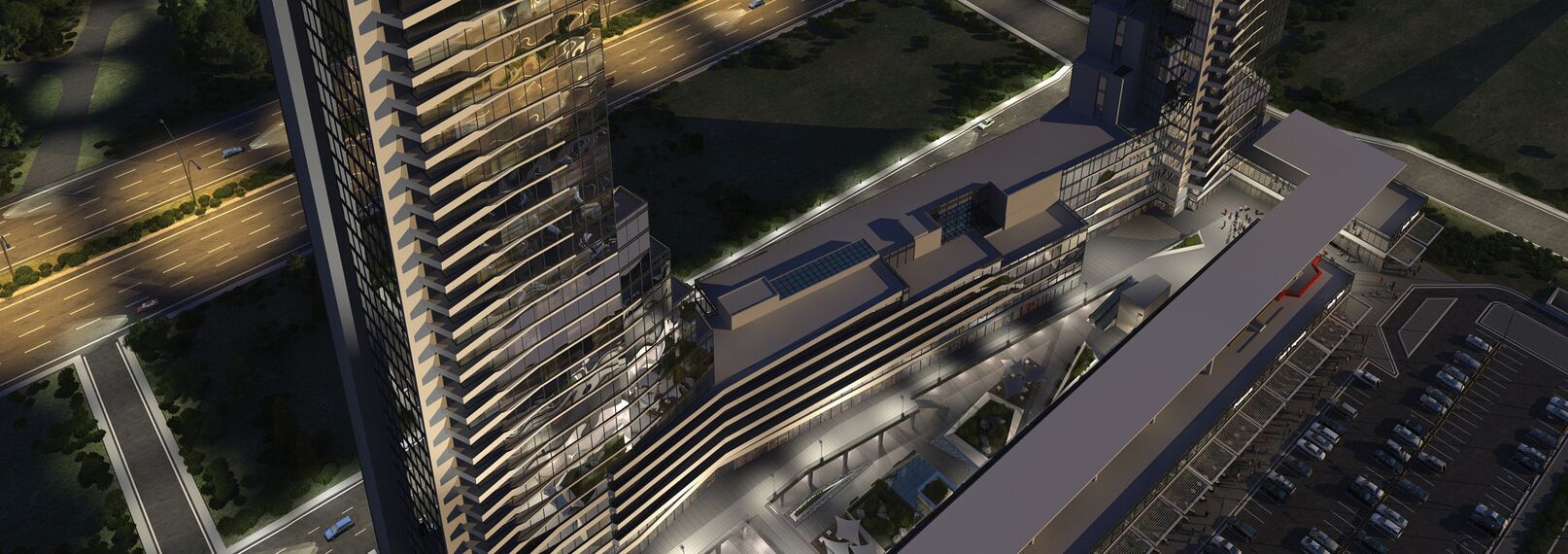 ConceptFolding 77 Sliding & Folding and CW 50-SC Façades - Apartmentcomplex Elmar Tower located in Ankara, Turkey