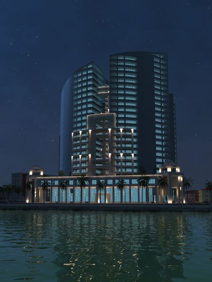 CW 65-EF Façades, CW 50-SC Façades and CS 68 Hidden Vent Windows - Office building Torres Kianda located in Luanda, Angola