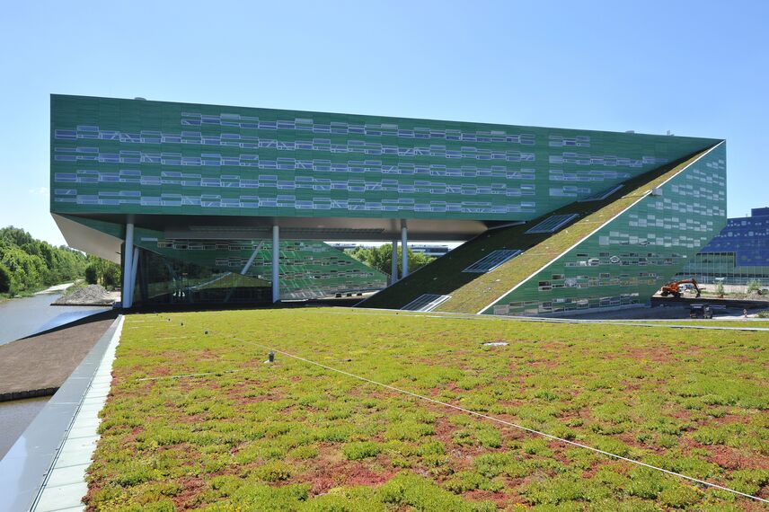 ConceptWall 50 Façades, EcoSystem 50 Windows and EcoSystem 50 Doors - College/University Centre for Life Sciences located in Groningen, The Netherlands