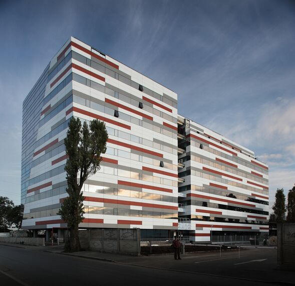 ConceptWall 50 Façades - Office building RAMS Business centre located in Bucharest, Romania