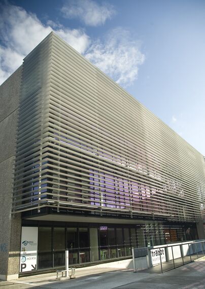 BriseSoleil 100 Solar Shading and ConceptWall 50 Façades - Office building 't Rabot located in Gent, Belgium