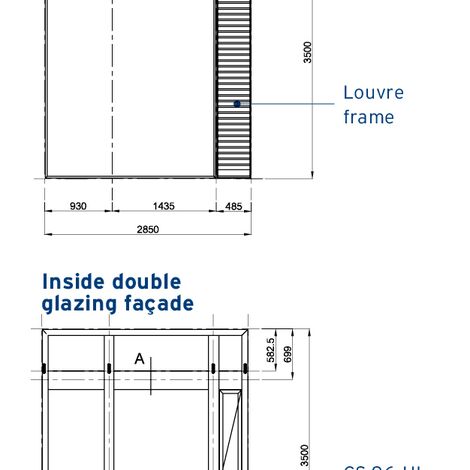 CW 86 Standard Façades, CS 86-HI (c) Cancelled Systems and CW 86-EF Façades - Sopharma Litex Business Towers located in Sofia, Bulgaria