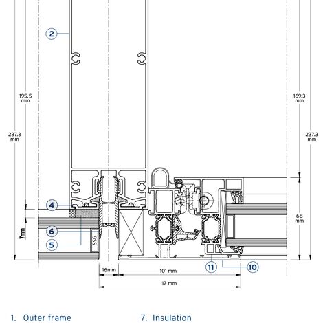 XS 68 Windows, CW 65-EF Façades, ConceptSystem 77 Windows and CW 50-SC Façades - Congress center Etopia Centre for Art and Technology located in Zaragosa, Spain