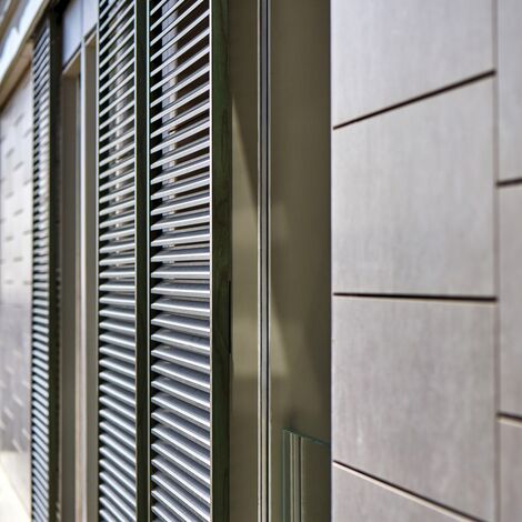 BriseSoleil 40 Solar Shading, SlimPatio 68 Sliding & Folding and CS 77 Hidden Vent Windows - Residental/Project Palazzo Arbà located in Genoa, Italy