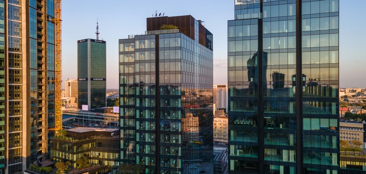 CW 50-HI Façades, ConceptWall 50 Façades, CW 50-SC Façades, MasterLine 8 Windows, MasterLine 8 Standard Windows and MasterLine 8 Windows - Varso 1 & 2 located in Warsaw, Poland