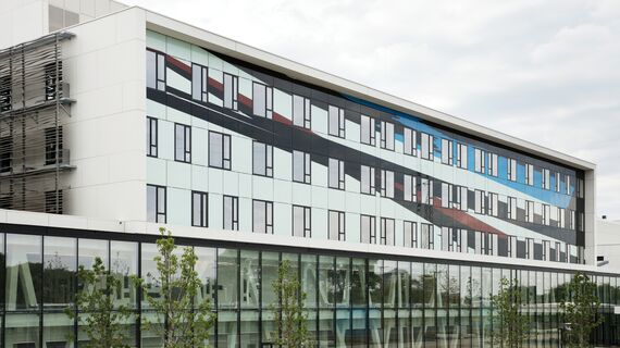 ConceptSystem 77 Windows, BriseSoleil 100 Solar Shading and CS 77 Fire Proof Windows - AZ Sint Maarten located in Mechelen, Belgium