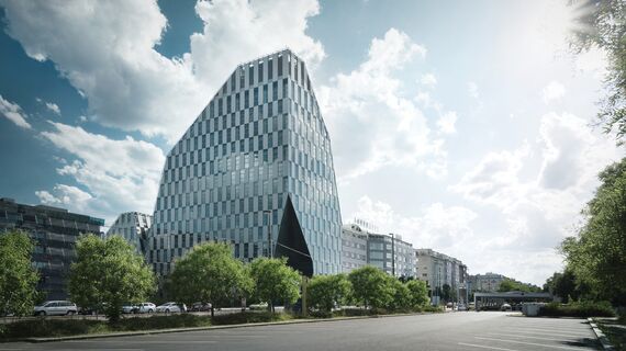 CW 86 Standard Façades and CW 86-EF Façades - Crystal located in Prague, Czech Republic