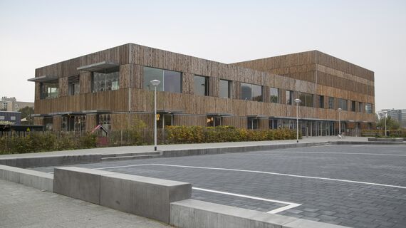 SlimLine 38 Windows - Boarding school Children's Campus Zuidas located in Amsterdam, The Netherlands