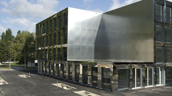 ConceptWall 50 Façades - College/University Technical Vocational School Visp located in Visp, Switzerland