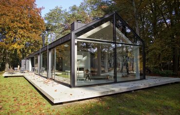 ConceptPatio 130 Sliding & Folding, ConceptSystem 77 Windows and ConceptWall 50 Façades - House The Brouwhuis located in Oisterwijk, The Netherlands